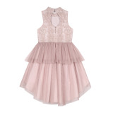 Blush | Embroidered 2 Tier Tutu Dress (Size 4-6X)