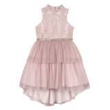 Blush | Embroidered 2 Tier Tutu Dress (Size 4-6X)