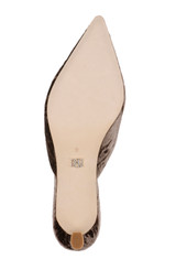 Brown Velvet | Abigayl Pointed Toe Mules