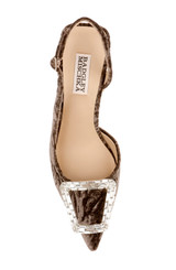 Brown Velvet | Adaline Slingback Block Heels Top