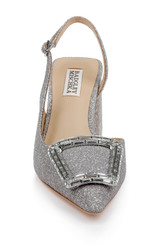 Silver Antique | Adaline Slingback Block Heels Front
