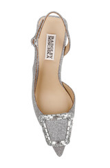 Silver Antique | Adaline Slingback Block Heels Top