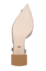 Silver Antique | Adaline Slingback Block Heels Sole