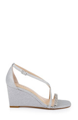 Silver | Adelynn Perfect Simplicity Wedge Heel