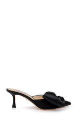 Black | Alaya Pointed Toe Mules