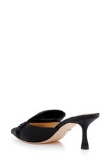 Black | Alaya Pointed Toe Mules
