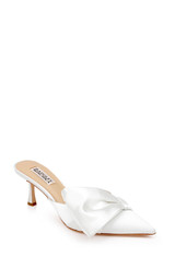 White | Alaya Pointed Toe Mules