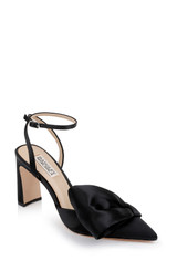 Black | Alease Pointed Toe Block Heels