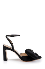Black | Alease Pointed Toe Block Heels