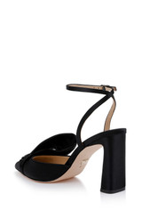 Black | Alease Pointed Toe Block Heels