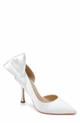 White | Alejandra Pointed Toe Pumps
