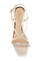 Champagne | Alexis Crisscross Sandals