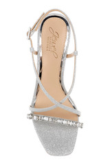 Silver | Alexis Crisscross Sandals