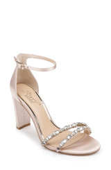Champagne | Alia Jewel Embellished Sandals
