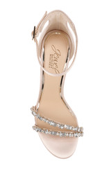 Champagne | Alia Jewel Embellished Sandals