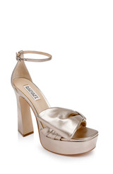 Champagne Metallic | Alora Metallic Platform Sandals