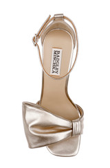 Champagne Metallic | Alora Metallic Platform Sandals