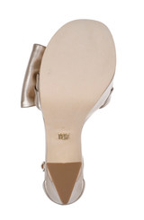 Champagne Metallic | Alora Metallic Platform Sandals