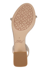 Light Gold | Alyna Bejeweled Block Heel