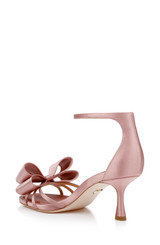 Blush | Alysha Open Toe Kitten Heels