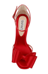 Red | Alysha Open Toe Kitten Heels