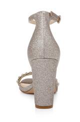 Light Gold | Alyssa Block Heel Sandals