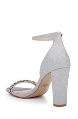 Silver | Alyssa Block Heel Sandals