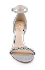 Silver | Alyssa Block Heel Sandals