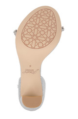 Silver | Alyssa Block Heel Sandals