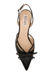 Black | Angelina Slingback Kitten Heels Top