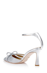 Silver | Ann Pointed Toe Stiletto Heels