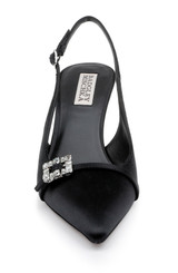 Black | Annmarie Jeweled Slingback Stiletto Pumps