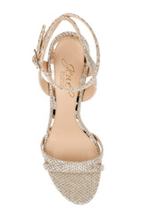 Light Gold | Arianna Shimmering Platform Stiletto