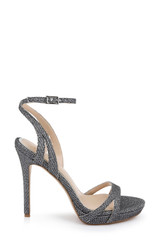 Pewter | Arianna Shimmering Platform Stiletto