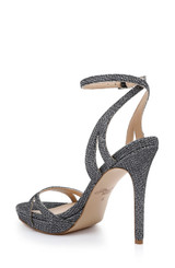 Pewter | Arianna Shimmering Platform Stiletto