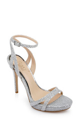 Silver | Arianna Shimmering Platform Stiletto