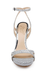 Silver | Arianna Shimmering Platform Stiletto