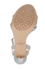 Silver | Arianna Shimmering Platform Stiletto