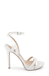 White | Arianna Shimmering Platform Stiletto