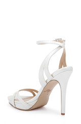 White | Arianna Shimmering Platform Stiletto