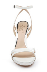 White | Arianna Shimmering Platform Stiletto