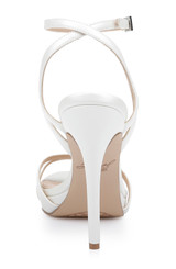 White | Arianna Shimmering Platform Stiletto