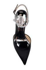 Black | Autumn Ankle Strap Kitten Heel Pumps