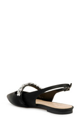 Black | Bambi Pointed Toe Sling Back