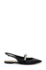 Black | Bambi Pointed Toe Sling Back