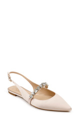 Champagne | Bambi Pointed Toe Sling Back