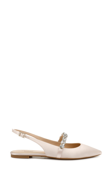 Champagne | Bambi Pointed Toe Sling Back