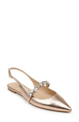 Rose Gold | Bambi Pointed Toe Sling Back