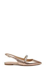 Rose Gold | Bambi Pointed Toe Sling Back