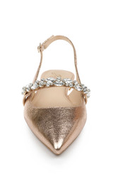 Rose Gold | Bambi Pointed Toe Sling Back